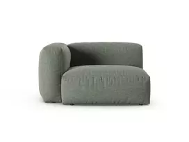 Modul Left, "Martina", 1 Seat, 120x120x75, Moss Green