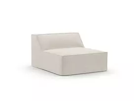 Modul Armless, "Jodie", 1 Seat, 80x102x70, Natural