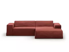 Modular Right Corner Sofa, "Jodie", 3 Seats, 224x166x70, Cherrywood