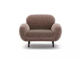 Armchair, "Poppy", 1 Seat, 90x72x82, Brown