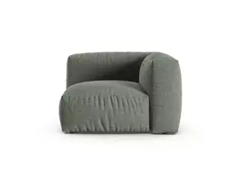 Modul Armless, "Martina", 1 Seat, 120x120x75, Moss Green