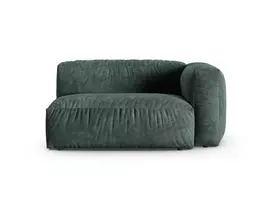 Velvet Modul Right, "Martina", 1 Seat, 160x120x75, Petrol