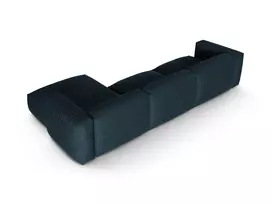 Modular Right Corner Sofa, "Martina", 3 Seats, 370x176x75, Blue Jeans