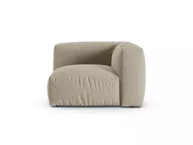 Modul Armless, "Martina", 1 Seat, 120x120x75, Light Beige