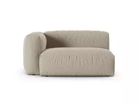 Modul Left, "Martina", 1 Seat, 160x120x75, Light Beige