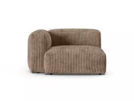 Modul Left, "Martina", 1 Seat, 120x120x75, Acorn