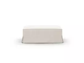 Pouf, "Jodie", 1 Seat, 102x80x40, Beige