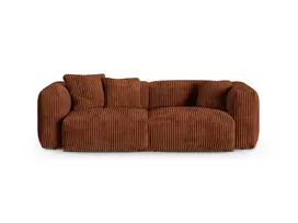 Modular Sofa, "Martina", 3 Seats, 240x120x75, Brick