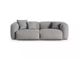 Modular Sofa, "Martina", 3 Seats, 240x120x75, Light Grey