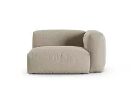 Modul Right, "Martina", 1 Seat, 120x120x75, Light Beige