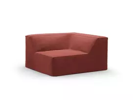Corner Modul Cover, "Jodie", 102x102x1, Cherrywood