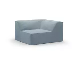 Corner Modul Cover, "Jodie", 102x102x1, Muted Blue