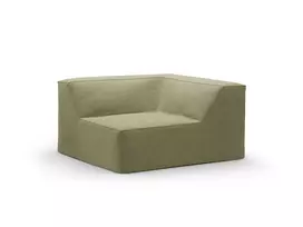 Corner Modul Cover, "Jodie", 102x102x1, Light Green