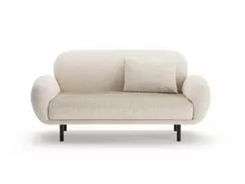 Sofa, "Poppy", 2 Seats, 148x72x82, Light Beige