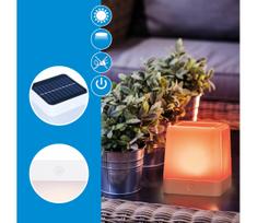 Grundig - LED RGB saulės energija įkraunamas šviestuvas LED/3,7V