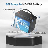 Akumuliatorius Kepworth 12V 100AH LiFePO4 MINI -SMART su Bluetooth