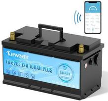 Akumuliatorius Ličio-geležies Kepworth 12V 100AH LiFePO4 SU PAKROVĖJU -SMART su Bluetooth