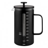 Kavinukas su nuspaudimu ZYLE, ZY612CF, stiklinis, 1000 ml