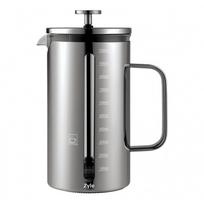 Kavinukas su nuspaudimu ZYLE, ZY611CF, stiklinis, 1000 ml