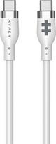 Hyper 1.5m Silicone USB-C to USB-C 60W Charging Cable - White | Hyper
