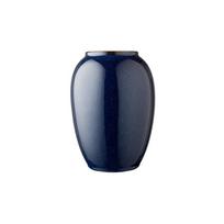 Tamsiai mėlynos spalvos iš akmens masės vaza (aukštis 20 cm) Gastro Blue – Bitz