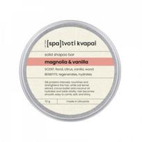 Spalvoti Kvapai Solid Shampoo Bar Drėkinamasis kietasis šampūnas, Magnolia&Vanilla