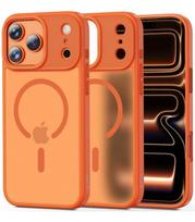 Matinis oranžinis dėklas Apple iPhone 17 Pro Max telefonui "Tech-Protect Magmat Magsafe"