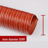 Jikefu 300°C Aukštos temperatūros silikoninis lankstus oro ortakis