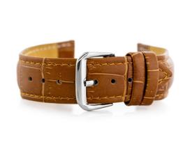 W102L rudas odinis laikrodžio dirželis - 20mm