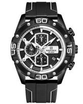 NAVIFORCE VYRAMS LAIKRODIS NF8018T - CHRONOGRAPH (zn123a) + DĖŽUTĖ