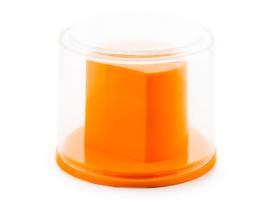 Dovanų dėžutė laikrodžiui - oranžinė plastikinė