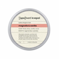 Solid Shampoo Bar Drėkinamasis kietasis šampūnas Magnolia&Vanilla