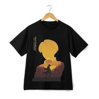Attack on Titan Levi Ackerman Silhouette Unisex Graphic T-Shirt Anime Casual Tee XL