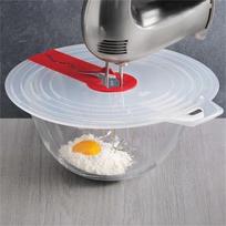 1PC Silicone Hand Mixer Splatter Guard Kitchen Reusable Mixing Bowl Anti Splash Cover Round Whisk Cover KTY