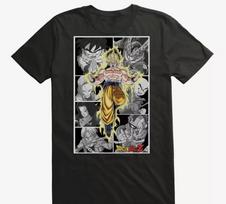 Dragon Ball Z Super Saiyan Goku Shirt, Vintage Japanese Anime Manga Shirt, S-5XL M