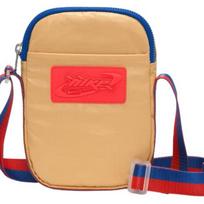 Nike Heritage Fabric Shoulder Bag Women's Celestial Gold/Celestial Gold/Bright Dark Red Casual DZ6294-266 red
