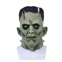 Frankenšteino monstro siaubo latekso pilno veido kaukės Helovinui Cosplay rekvizitui