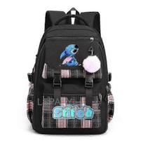 Stitch kuprinė mokyklai Lilo ir Stitch gerbėjams - Studento kuprinė (#10)