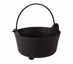 Juodas "raganiukės" puodelis saldainiams, 24 cm