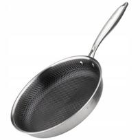Plieninis keptuvė 28cm su danga "korio" E-7549