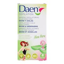 DAEN BIKINI & UNDERARMS depiliacinės šalto vaško juostelės (16 vnt.)
