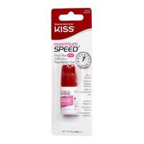 KISS MAXIMUM SPEED PINK nagų klijai, 3 g