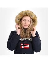 Geographical Norway Belinda Lady Parka New 001 BS – moteriška žieminė anorako striukė su kailiu