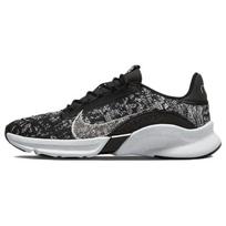 Nike SuperRep Go 3 Flyknit Next Nature Juodos ir Metalinės Sidabrinės Moteriški Bėgimo Bateliai DH3393-010 36.5