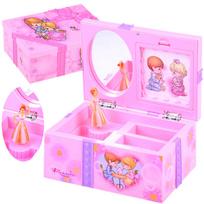 Rožinė papuošalų dėžutė MUZIKINIS DĖŽUTĖ A little girl's TREASURE ZA1307