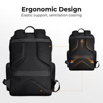 K&F CONCEPT Hard Shell Camera Backpack Waterproof SLR DSLR Camera Bag 22L Large Capacity Photography Bag with 15.6 Inch juoda