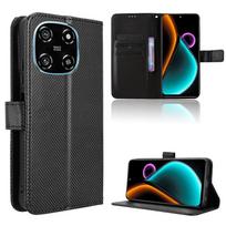 Atverčiamas dėklas Blackview Color 6, pagamintas iš PU odos, apsaugantis visą korpusą [Blokuojantis RFID] Telefono dėklai, Piniginės dėklas for Blackview Color 6 juoda