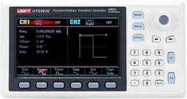 Funkcinis ir laisvos formos signalų generatorius, 30MHz; 2 kanalai, 14bit, 200 MSa/s, LCD TFT 4,3"; UNI-T
