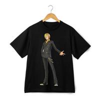 One Piece Sanji T-Shirt Unisex - Anime Graphic Tee Black Suit Cool Pose Shirt S