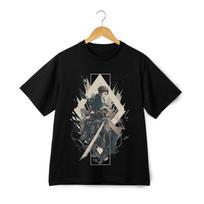 Attack on Titan Levi Ackerman Unisex Graphic T-Shirt Anime Manga Cool Casual Tee S